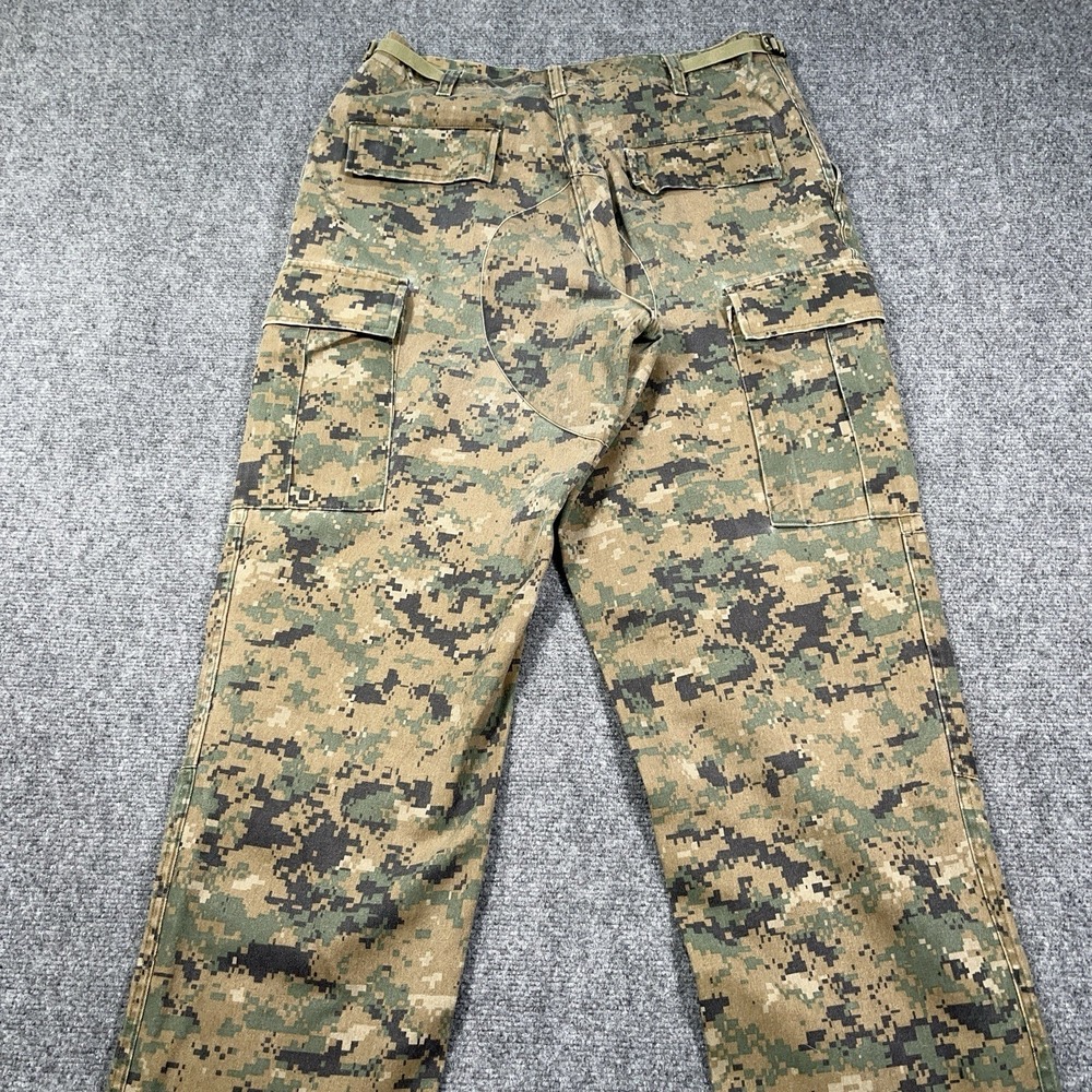 Mens Tru Spec Digital Camo Pants Double Knee Sz M-Long 31-35 x 32.5-35 Military - Picture 4 of 13